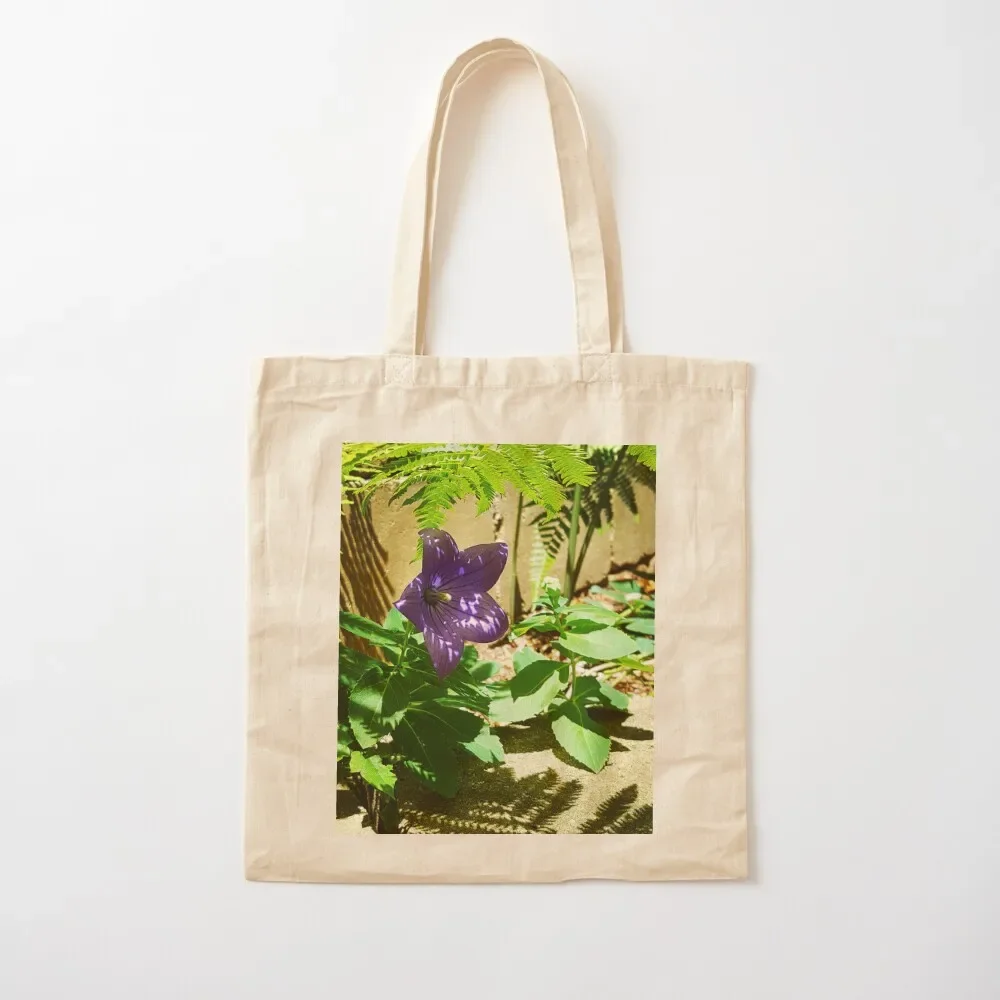

Sun, Shadows, Ferns and Flowers Tote Bag canvas tote Canvas shoulder bag Women's bag Lady bags