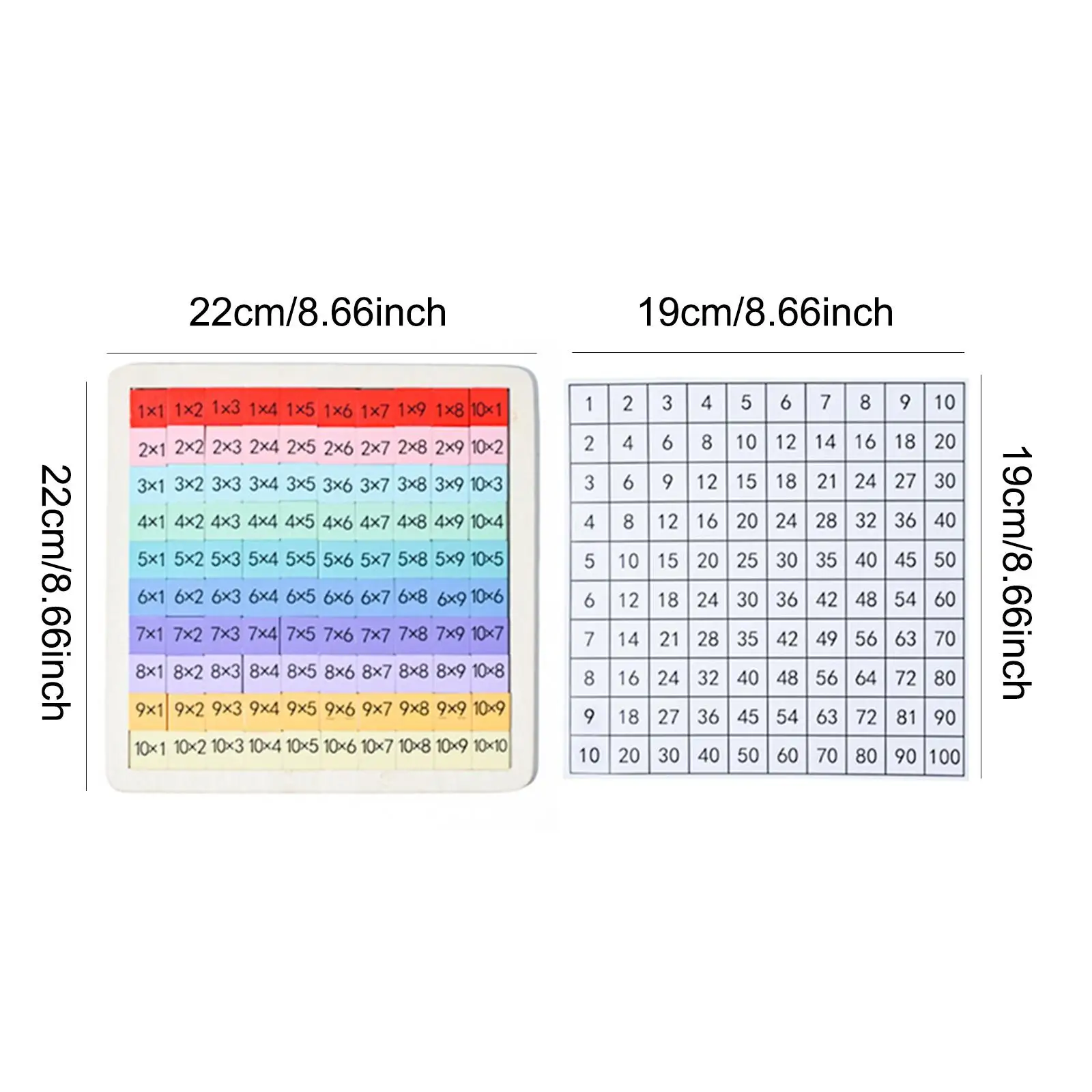 나무 수학 보드 장난감, 수학 학습 자료 학습 및 교육 게임, 야외 초등학교 가정 여행 교실 계산