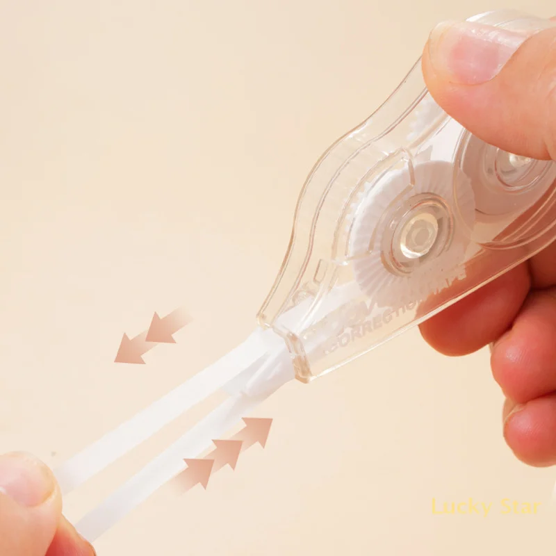 Simple Transparent Correction Tape Cute Portable Student Office Correction Tape Stationery