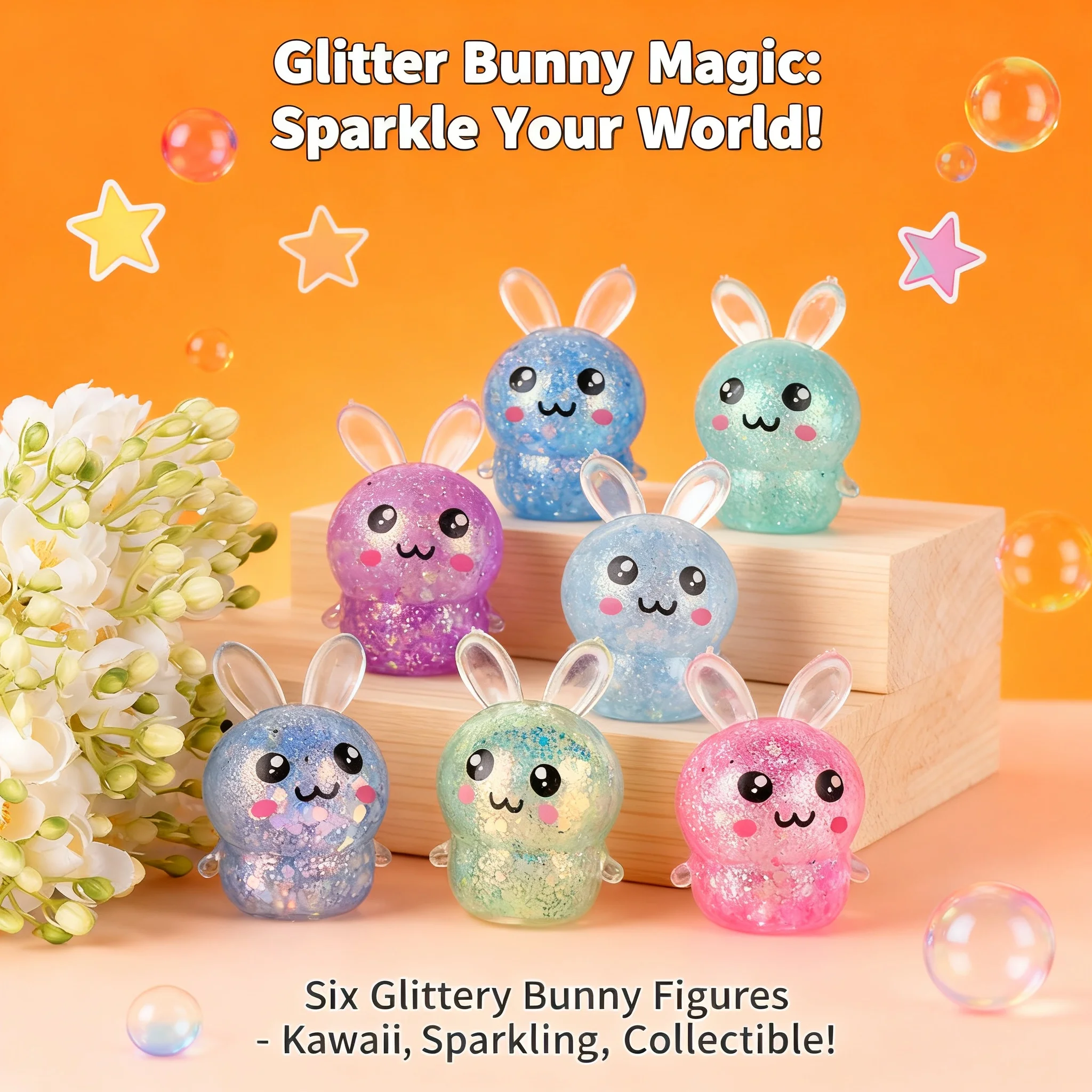 

Easter Bunny Squishy Slow Rising Maltose Stress Relief Decompression Ball Toys Wholesale Japan Korea Cross Border