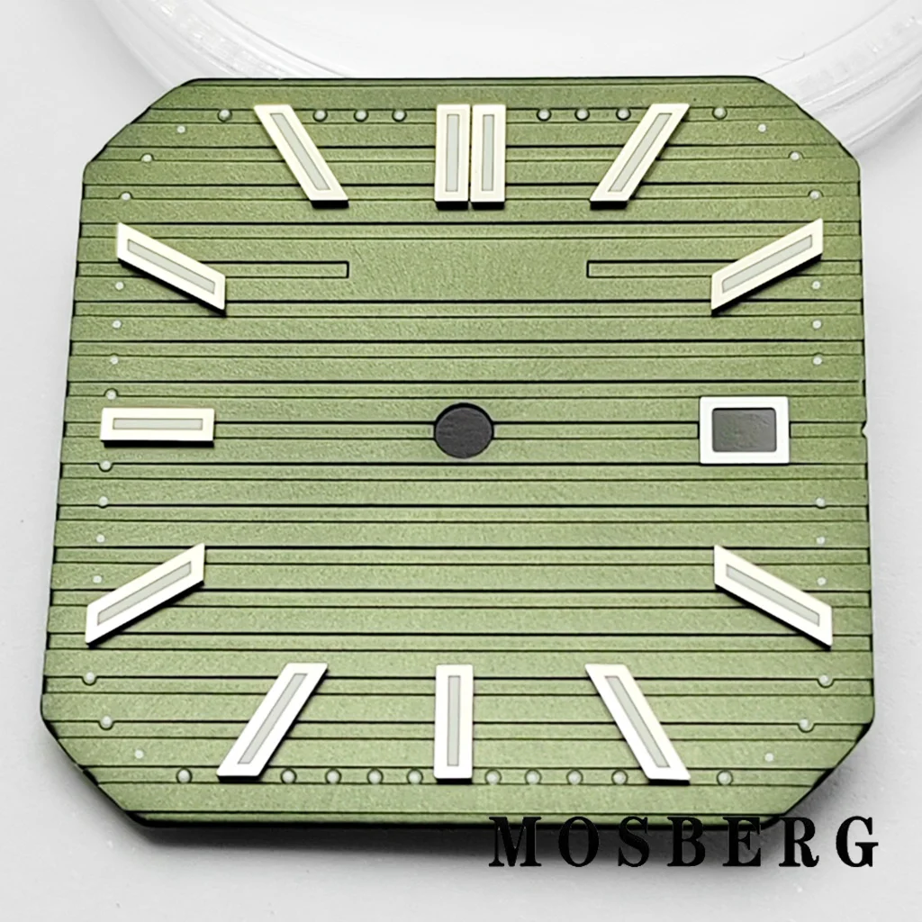 29 مللي متر معقمة NH35 ساعة الطلب الأخضر مضيئة ل NH35 ميوتا 8215 8205 821A DG2813 3804 أجزاء الحركة