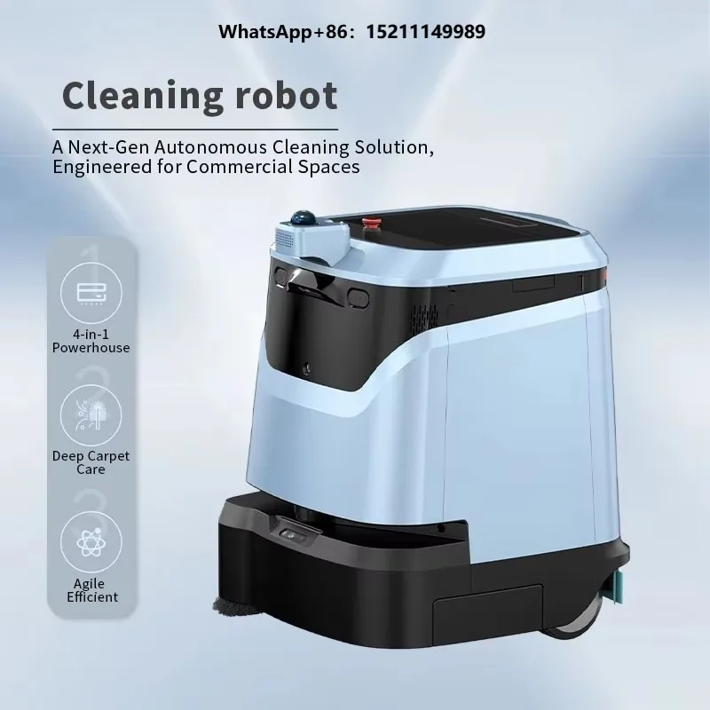 Robot Vacuum and Mop Cleaner with Self Cleaning Cleaning Robot Industrial