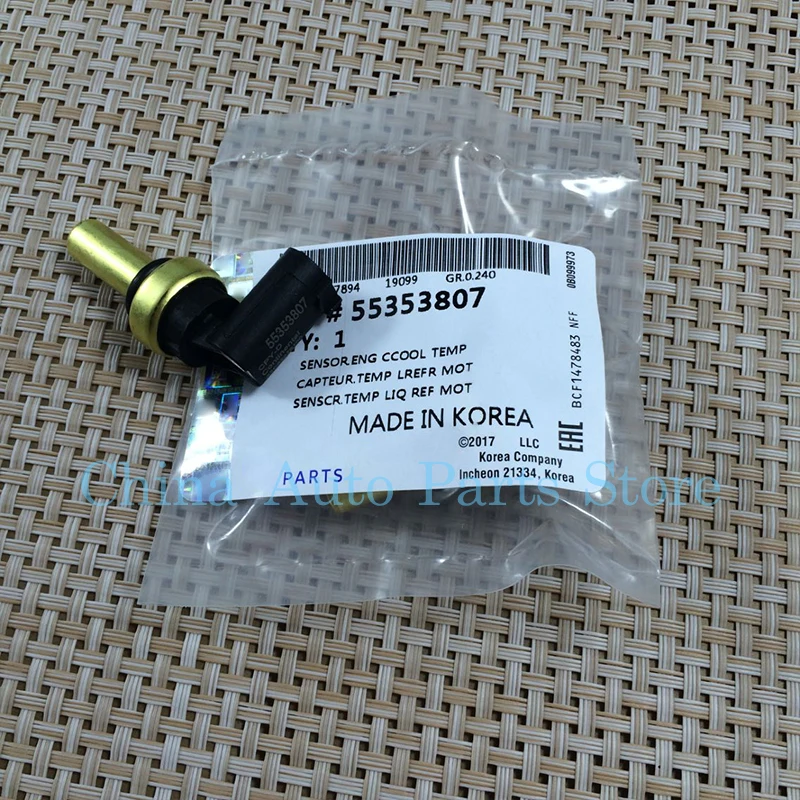 10PCS Original Coolant Temperature Sensor For Chevrolet Aveo Cruze Trax Sonic GMC Opel Astra 55353807