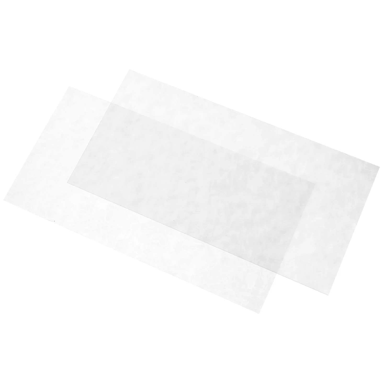 

2Pcs White Imitation Inlay Sheet Guitar Headstock Veneer Replacement DIY Decoration for Fingerboard Repair Accessories