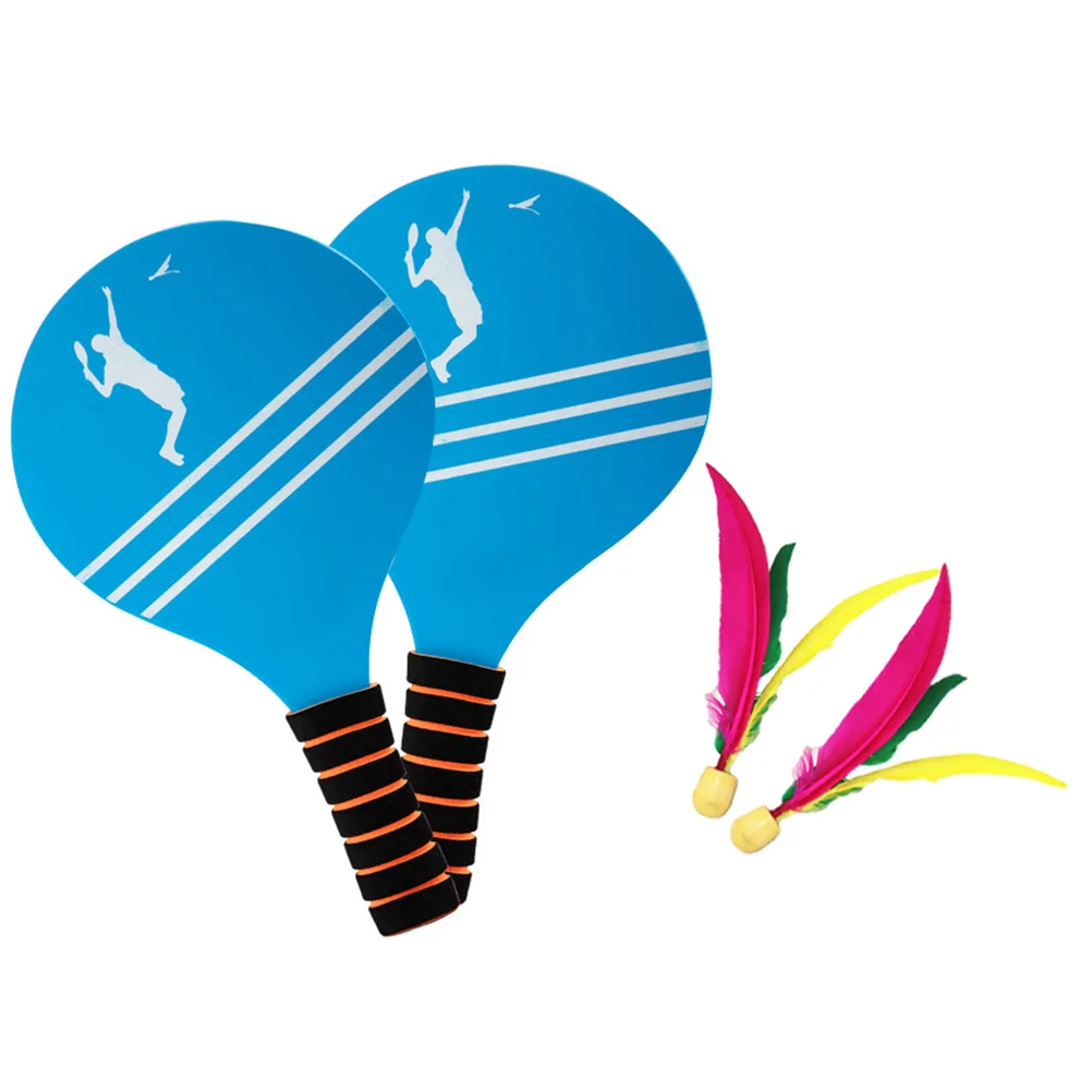 

1Set Children Racket Set Premium Material Durable Portable Beach Badminton Paddle Add Fun to Life Board Badminton Racket