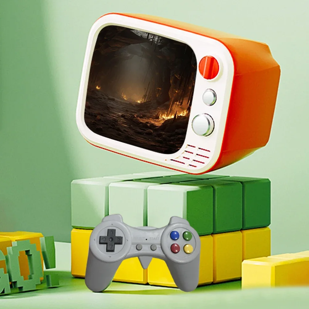 

NEW Retro Nostalgic TV Game Console Video Game Player 3.5-Inch HD Screen Double Wireless Gamepad with 740+ Games for Kids Gifts
