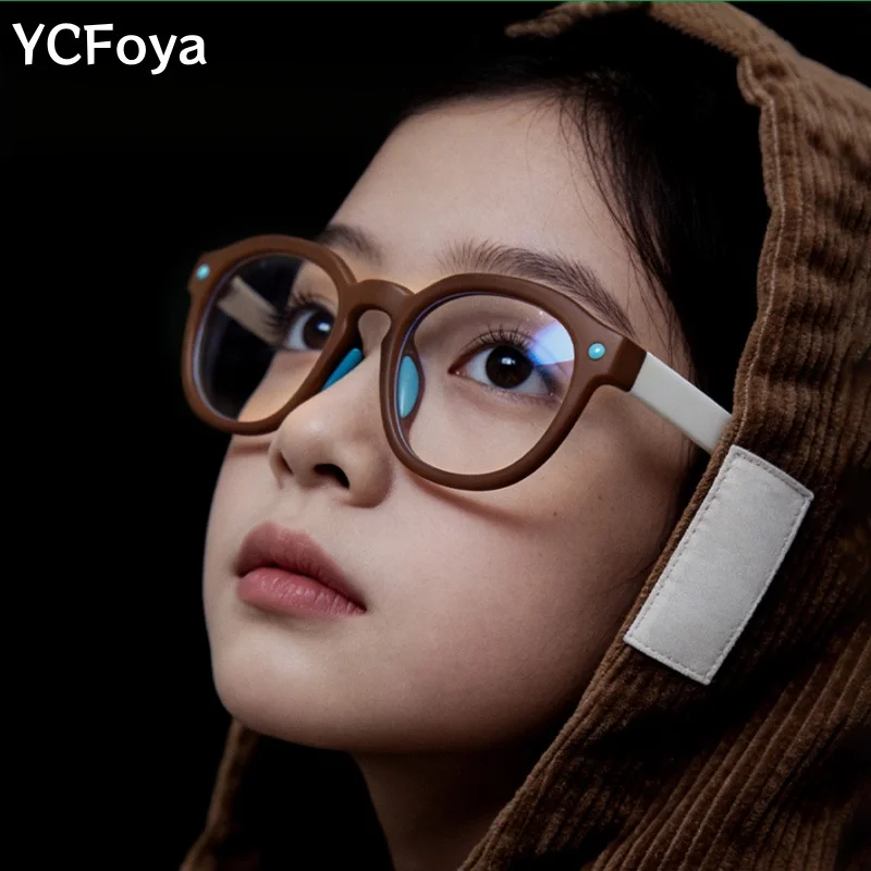 

YCFoya 2026 Новые детские очки с защитой от синего света, модные для мальчиков и девочек, ультралегкие, комфортные, для коррекции близорукости KRF616