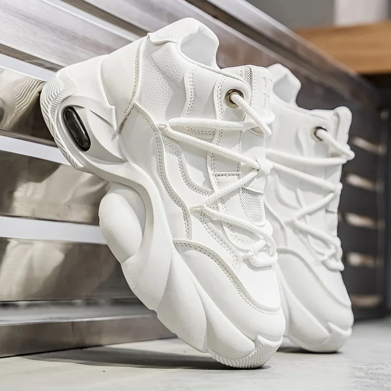 

2025 Новая дизайнерская мужская обувь, осенне-зимние удобные мужские кроссовки на толстой платформе, модная повседневная обувь