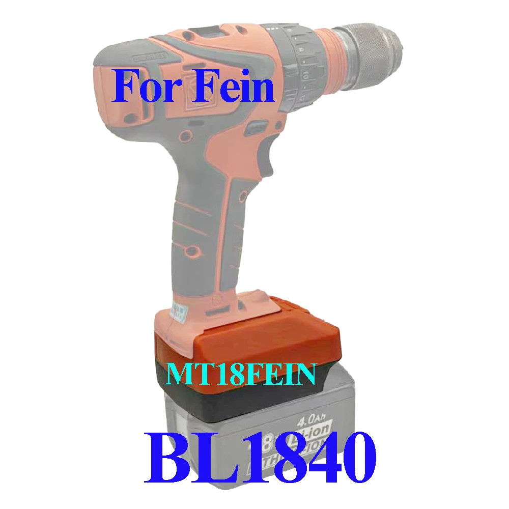 Adapter Converter For Makita For DeWalt For Milwaukee For Bosch For Metabo For Einhell Li-ion Battery Case For Fein Lithium Tool
