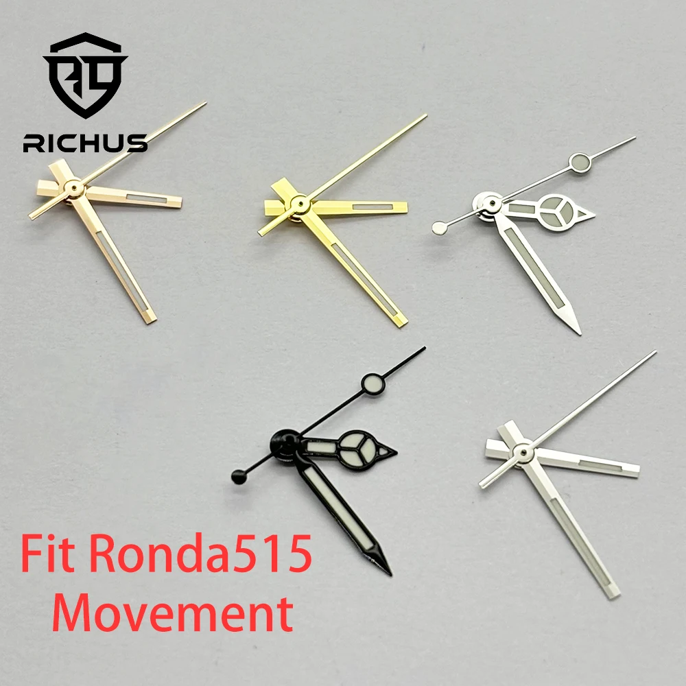 Replacement Watch Bracelet - RICHUS RONDA 515 Watch Hands Silver