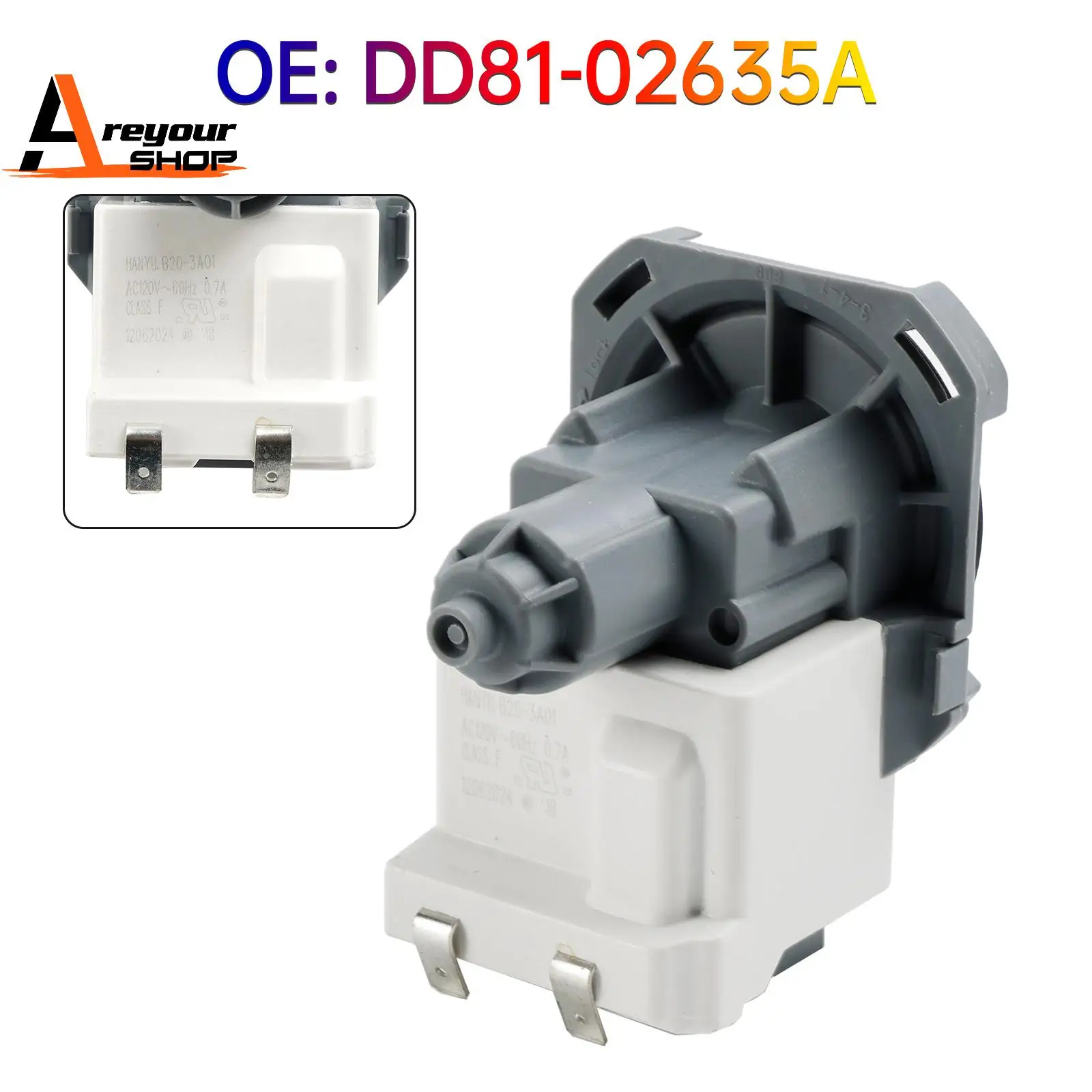 Dishwasher Drain Pump Assembly DD81-02635A for Samsung