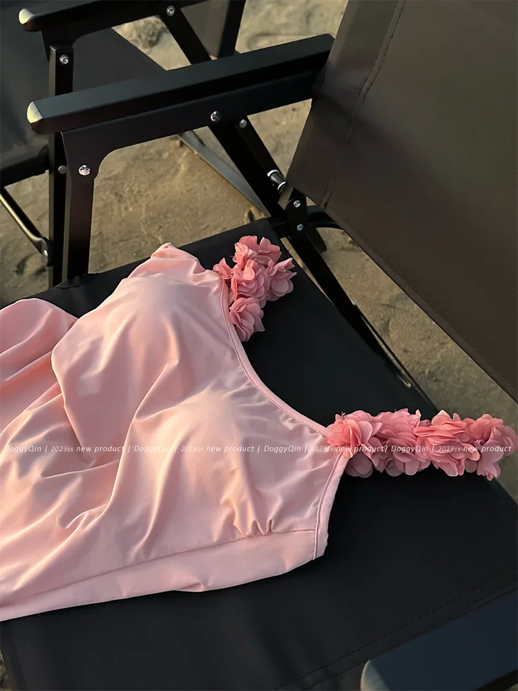 Traje de baño de una pieza para vacaciones, ajustado, de Color sólido, a la moda, Sexy, sin espalda, para mujer