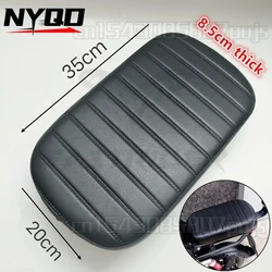 Electric Bicycle Rear Seat Cushion 8.5cm Widened and Thickened Comfortable Seat Cushion Leather Bike Saddle