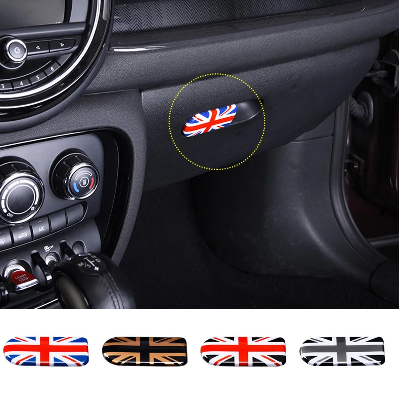 Car Glove Box Lock Handle Cover Stickers Trim Car Accessories For F56 F55 F57 CABRIO F60 COUNTRYMAN F54 CLUBMAN 2023 2022 2021