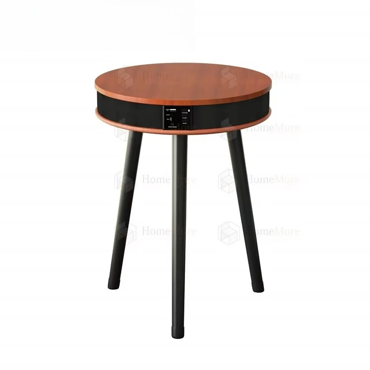 

# Hot Sale Professional Lower Price Wireless Modern Panel Solid Wood Bluetooth Speaker Coffee Table