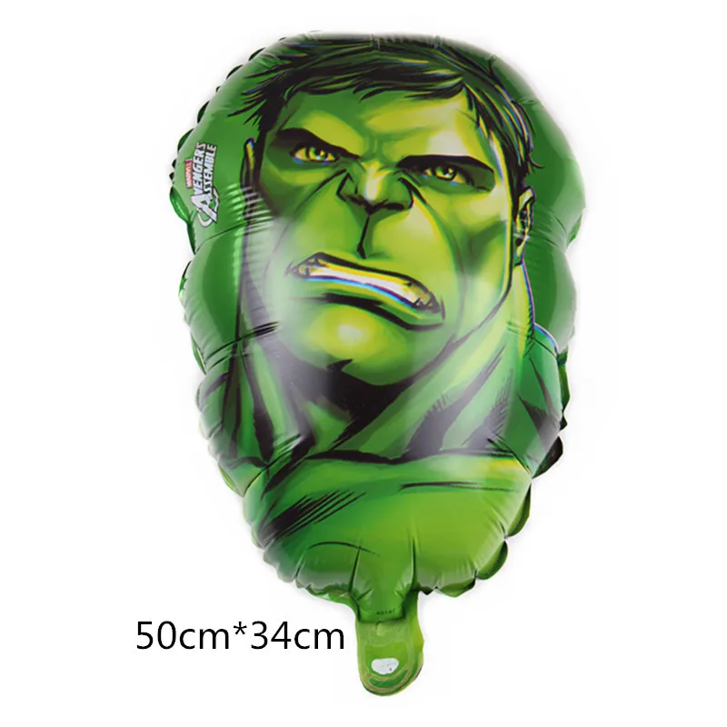 Superhero The Incredible Hulk Aluminum Balloons Birthday Supplies Green Birthday Latex Balloons for Kids Baby Shower Decorations