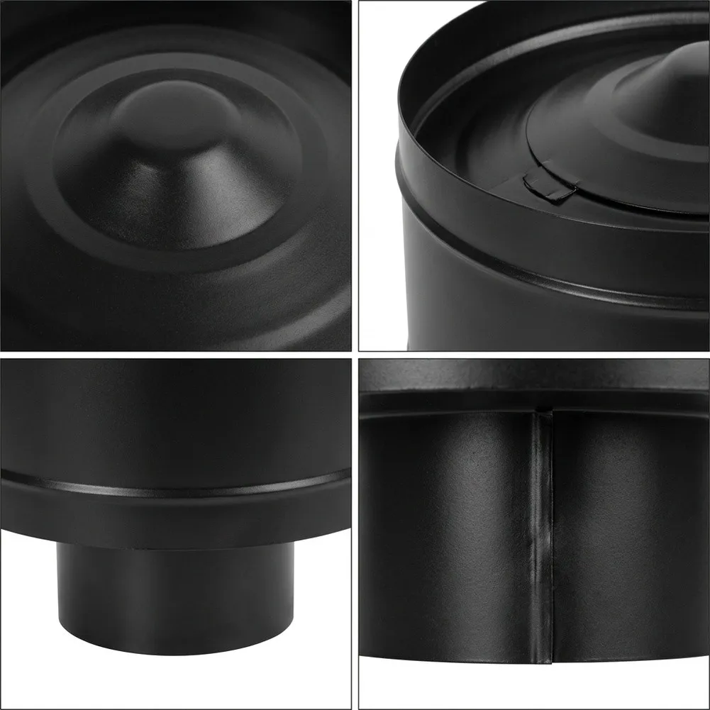 For Winter Heating Seasons Stainless Steel Chimney Cap Wood Stove Performance Solution Chimney Cap 304 Grade Metal Construction