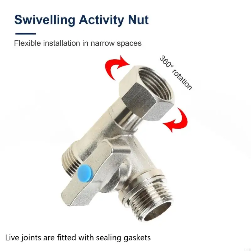 4xfd Tees Stop Valves x x inci fitting Tees Connector Adapter Enduring