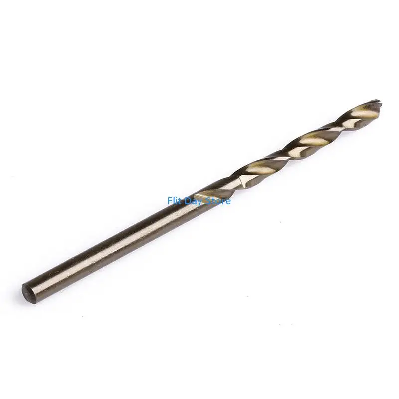 F92C 10x duradero HSS Twist Bits Bits Bit Round Shank para perforar carpintería
