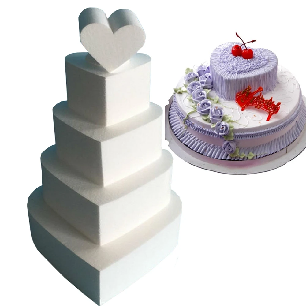 

Craft Sugarcraft Styrofoam Polystyrene Kitchen Accessories DIY Model Cake Foam Mould Practice Model Dummy Cake Model