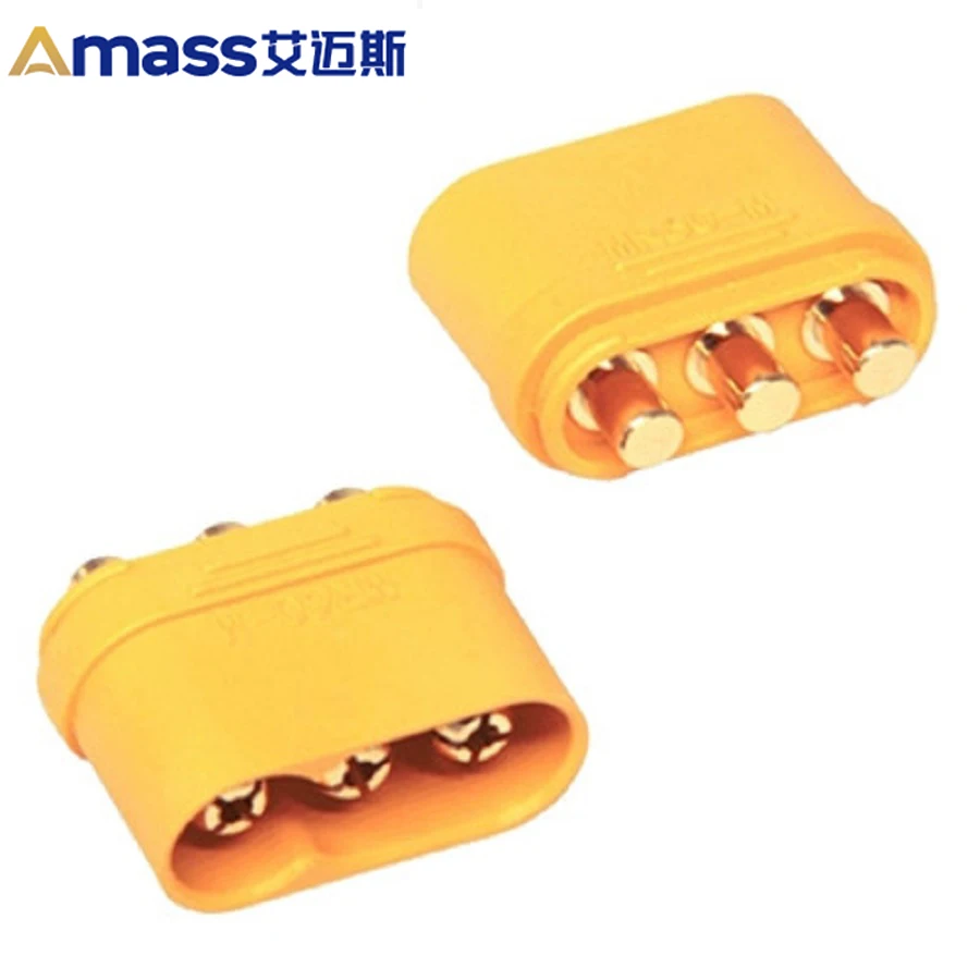 

Free Shipping Amass 5 Pairs Mr60pb-m Three-core Plate Type High Current Flame Retardant Model Connector