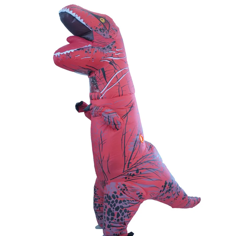 Anime t rex traje inflável festa cosplay trajes dinossauro fantasia mascote natal festa de halloween adulto crianças dino dos desenhos animados