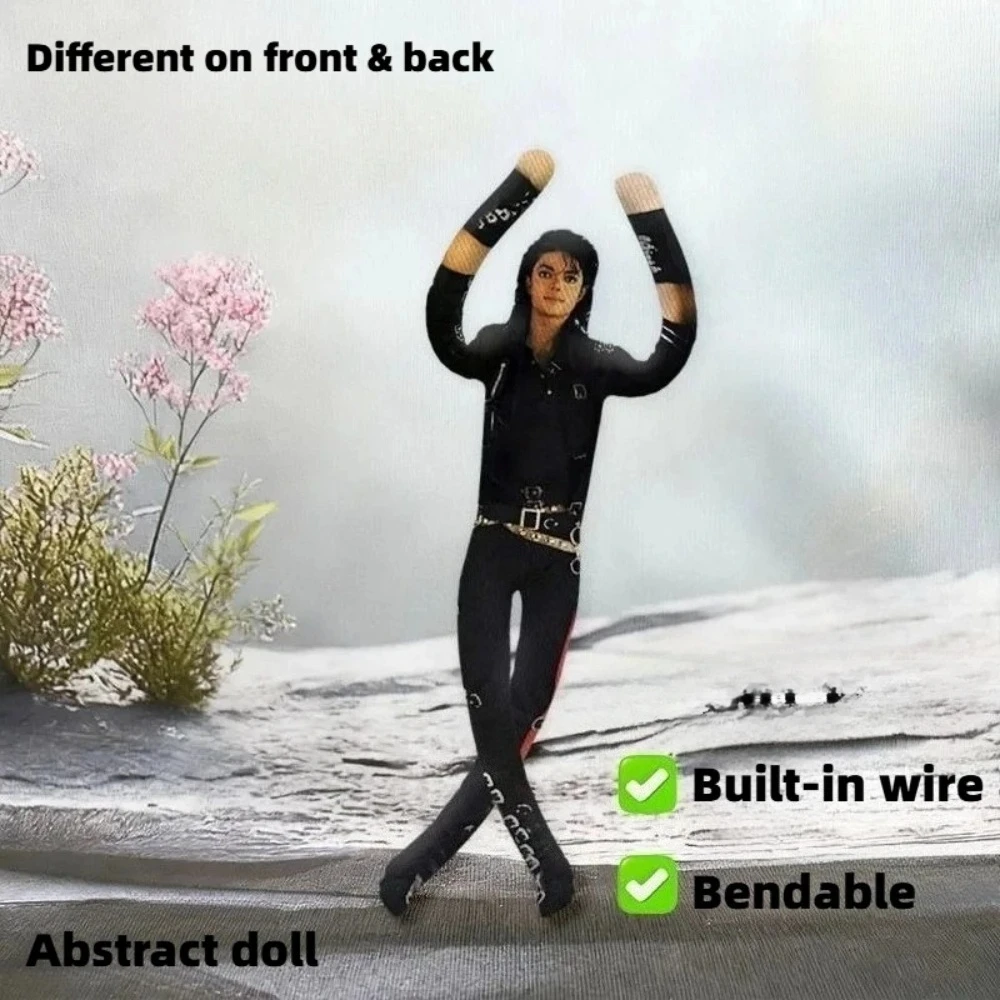 Boneco de Pelúcia Articulado Michael Jackson, Figura de Ação para Cosplay de Anime, Decoração de Quarto, Presente Colecionável para Fãs