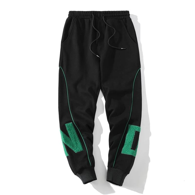 ANSZKTN Spring and autumn winter new recreational 100 match trousers male recreational nine minutes trousers