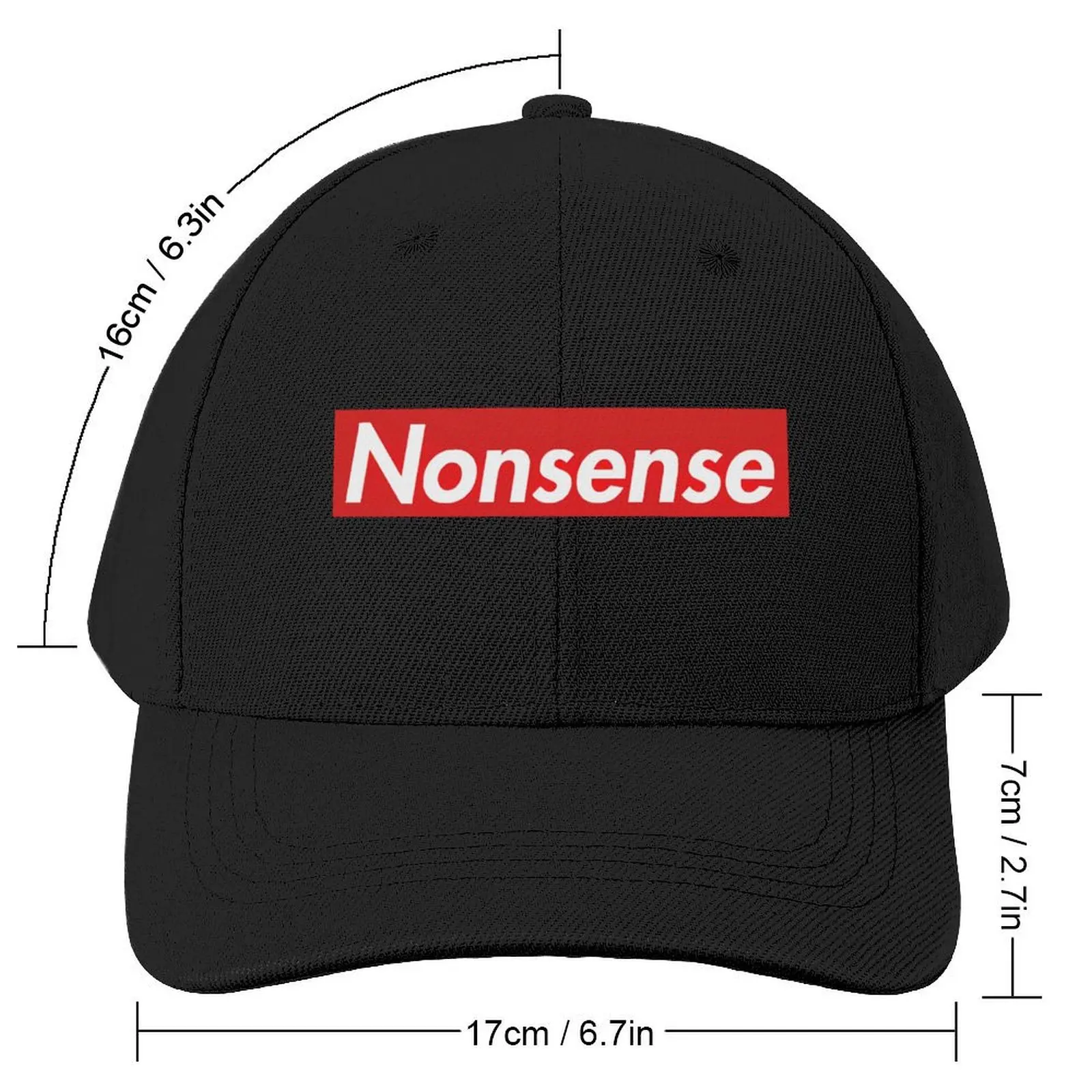 Nonsense Baseball Cap Streetwear Hat Luxury Brand Hats For Women Men's