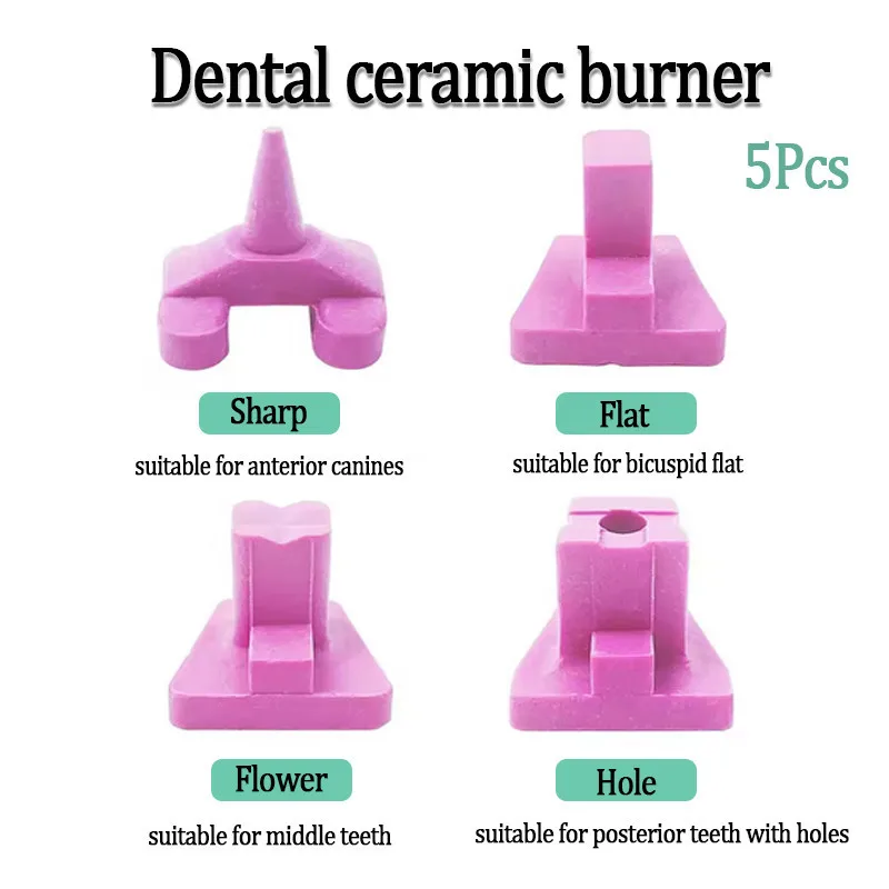 

5Pcs Dental Ceramic Firing Pegs Stand Crown Bridge Lab Oven Tray Accessories Dentist Tools