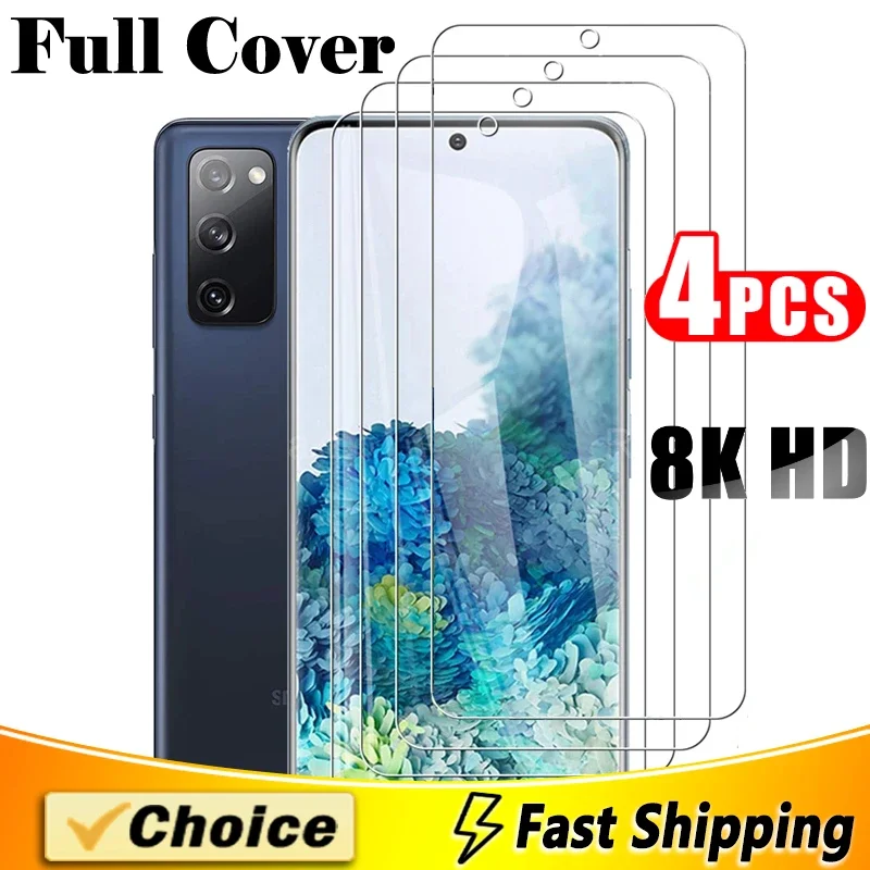 Закаленное стекло HD для Vivo IQOO3, Защитная пленка для экрана Vivo IQOO, Z1X, 5X, 6X, U1, U3X, U5, 4 шт.