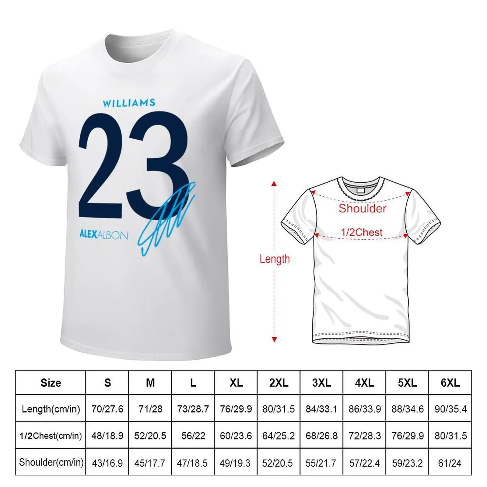 Alex Albon 23 Alternative T-Shirt sports fans animal prinfor boys mens plain t shirts