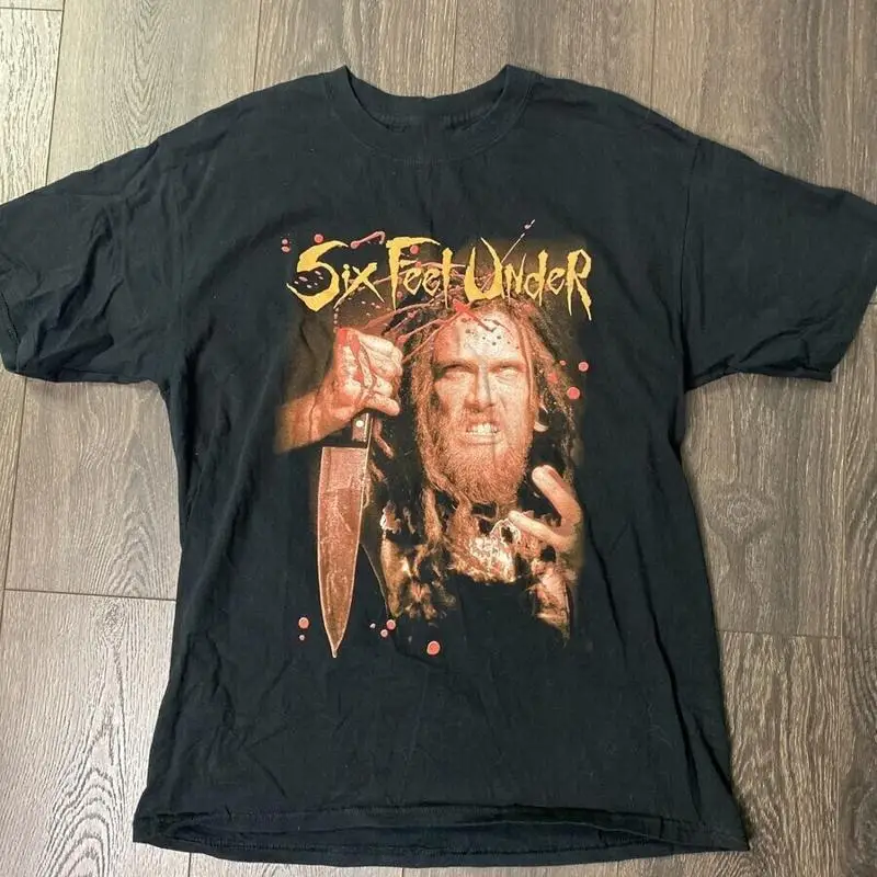 ستة أقدام تحت 1999 خمر الفرقة تي شيرت القطن S 4XL BT584 #1