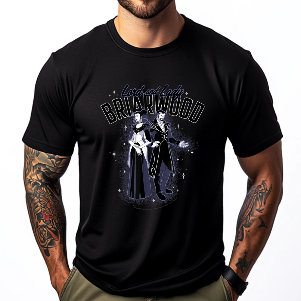 

The Legend Of Vox Machina Lord And Lady Briarwood Printed T-Shirt Couples Winter Men Short Sleeve Tee Lovers Day