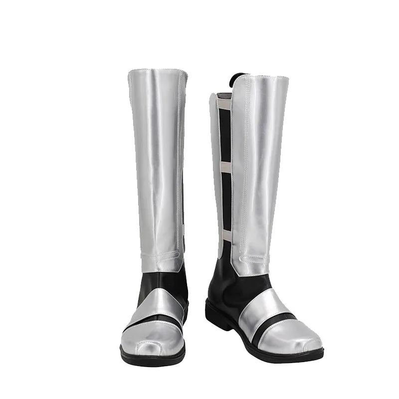 Zapatos de Cosplay Star Darth Revan Wars, botas plateadas, disfraz, traje de fiesta de Halloween para mujer, accesorios
