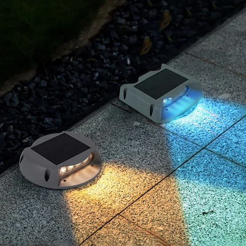 New Engineering Step Lights Plank Road Light Waterproof Square Park Courtyard Aisle Landscape Solar Outdoor Light Walkway Lights