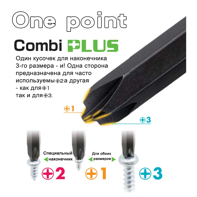 VESSEL Ball Grip Replacement Penetrating Grip with three bits Ball Grip Difference and Screwdrivers Set 220W-3