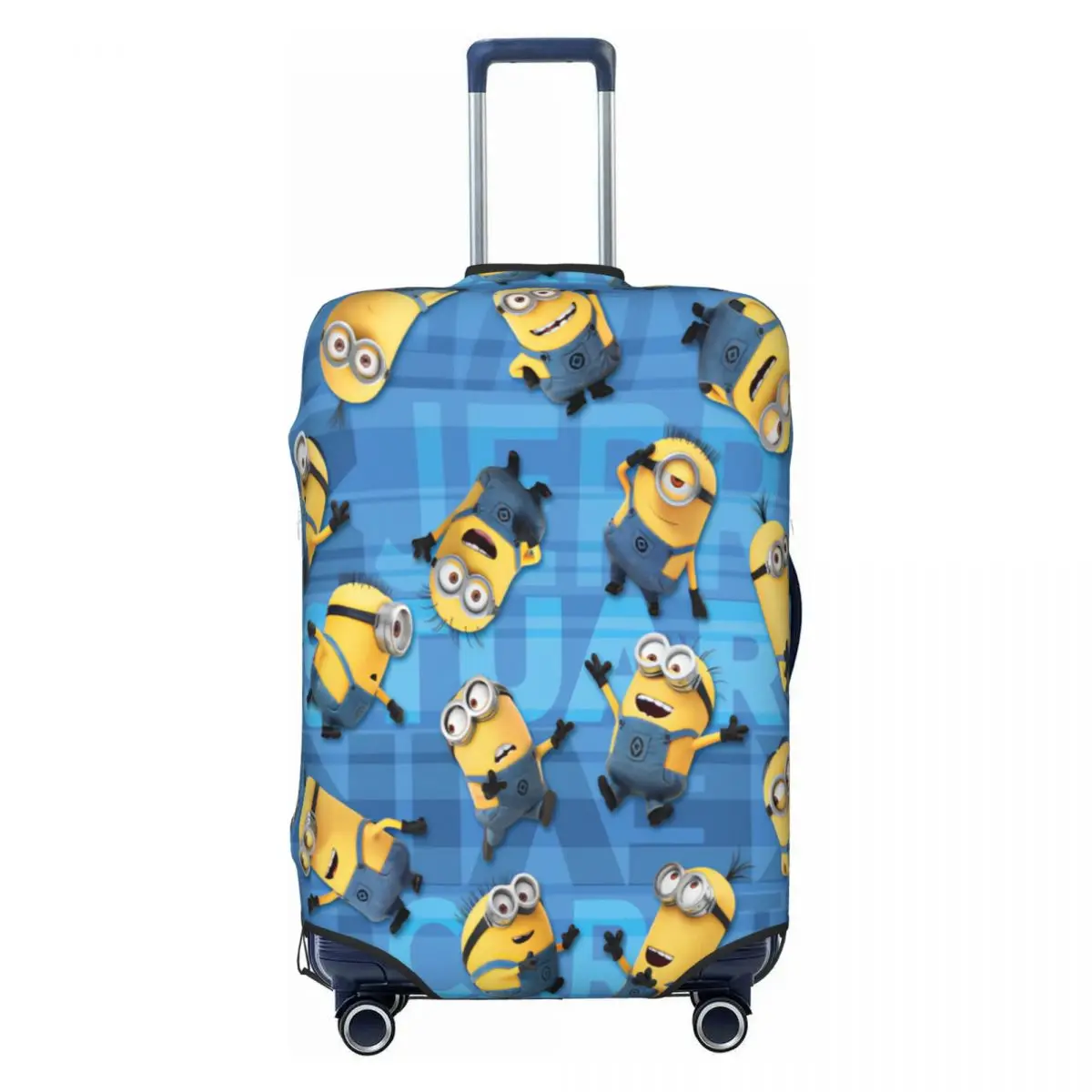 

Custom Cartoon Minions Luggage Cover Fashion Suitcase Protector Covers Suit For 18-32 inch