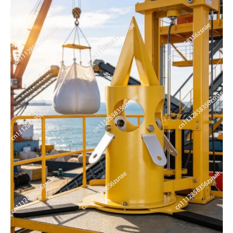 Manual Ton Bag Breaker - Unloader for Grain & Plastic Granules, Powder Breaking Bag Tool for Feed Hopper