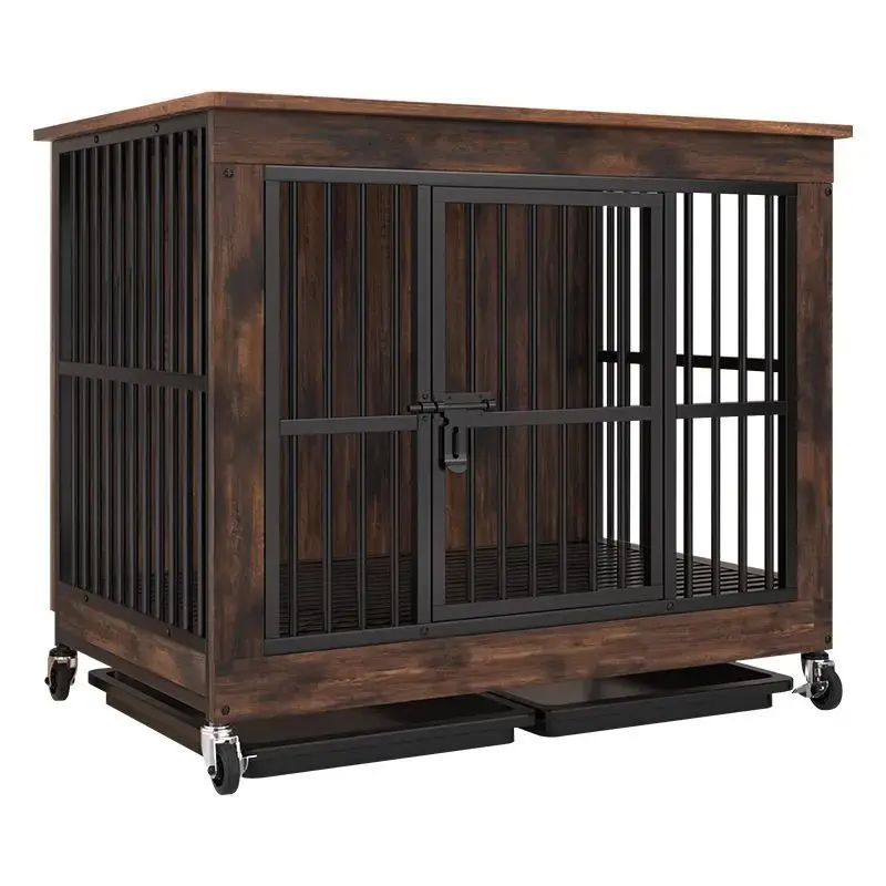 

Large, medium and small dogs, indoor kennel, pet cage, with toilet