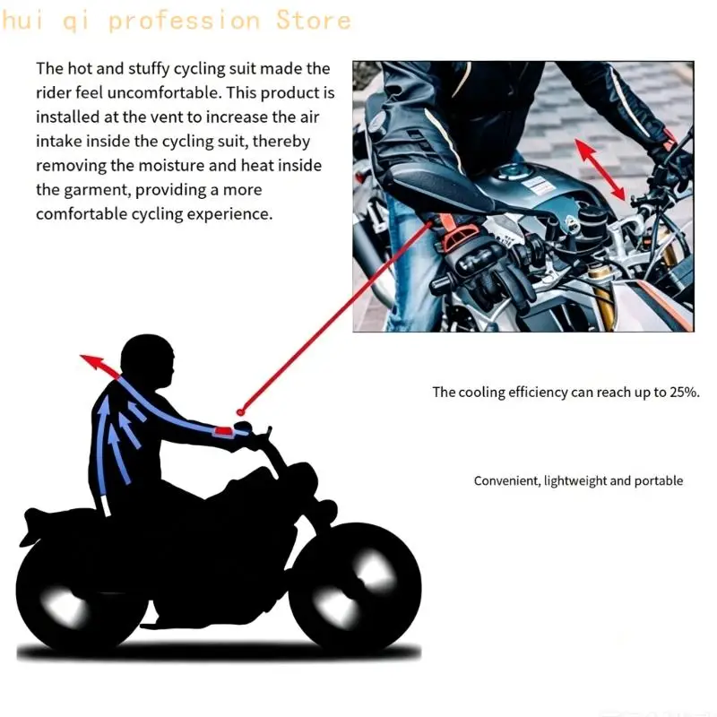 Leichtes Unterarm-Motorrad-Ärmel-Belüftungsgerät für warmes Wetter H8WE – Detail 8