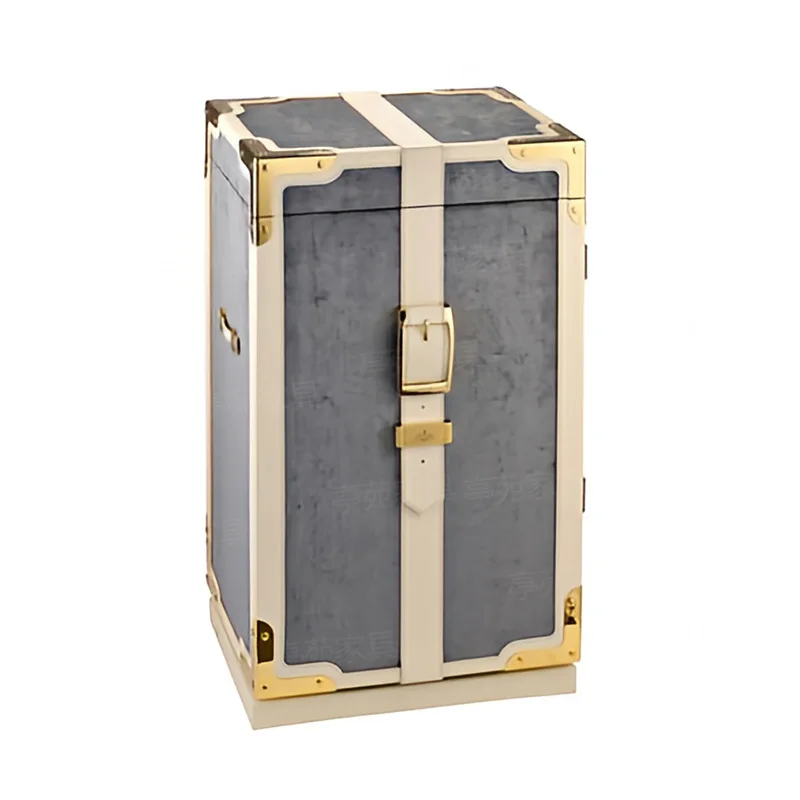 Light luxury high-end jewelry storage cabinet, home anti-theft safe, villa luxury artistic jewelry cabinet with lock