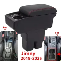 Reposabrazos para Suzuki Jimny JB74, Caja de Almacenamiento de Doble Capa con Portavasos, Accesorio Interior para Automóvil, 2019-2025