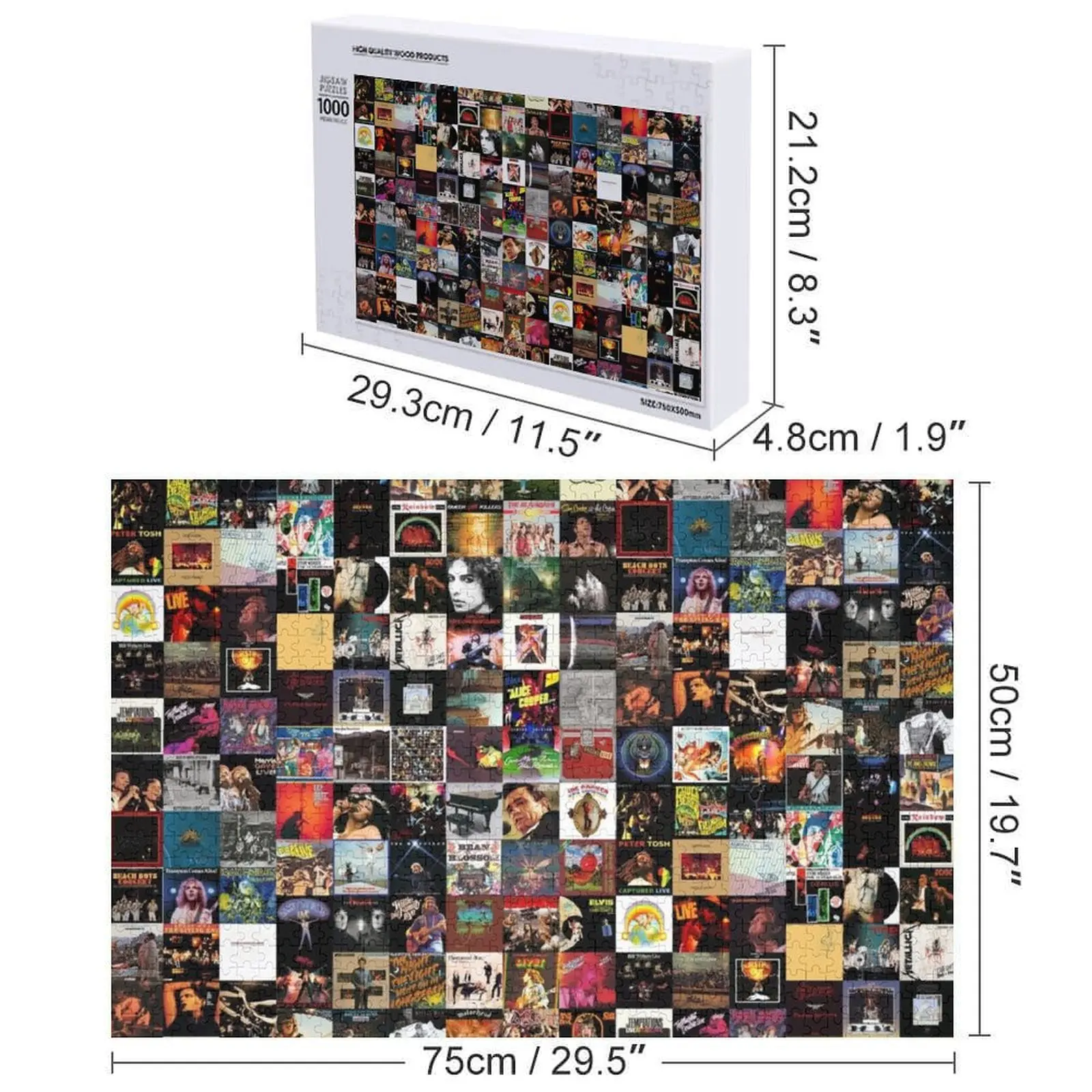 A History Of Live Music Jigsaw Puzzle Game Children Personalized Baby Wooden Puzzle