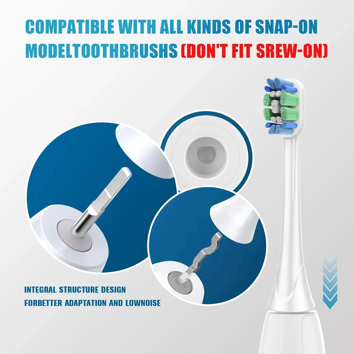 4/8/12/16/20 Xvervangende Tandenborstelkoppen Voor Philips Sonicare C3 Premium Plaque Controle Hx9044/65 G3 Premium Gomverzorging Hx9054/65