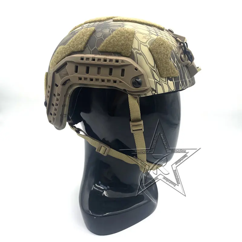 TB1315A Tactical Skirmish Airsoft Caiman Helmet With MC Color SF Super High CUT For Hunting Free Shipping