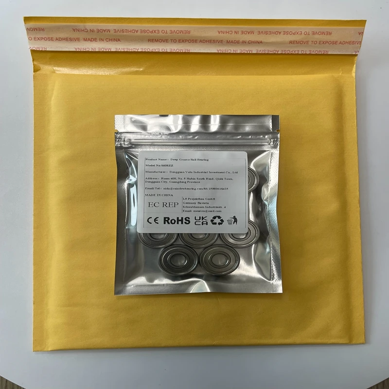 

8Pcs S608ZZ ABEC-9 8X22X7 608 Stainless Skateboard Bearing Anti-rust Skate Bearing Stainless Steel Skate Bearing
