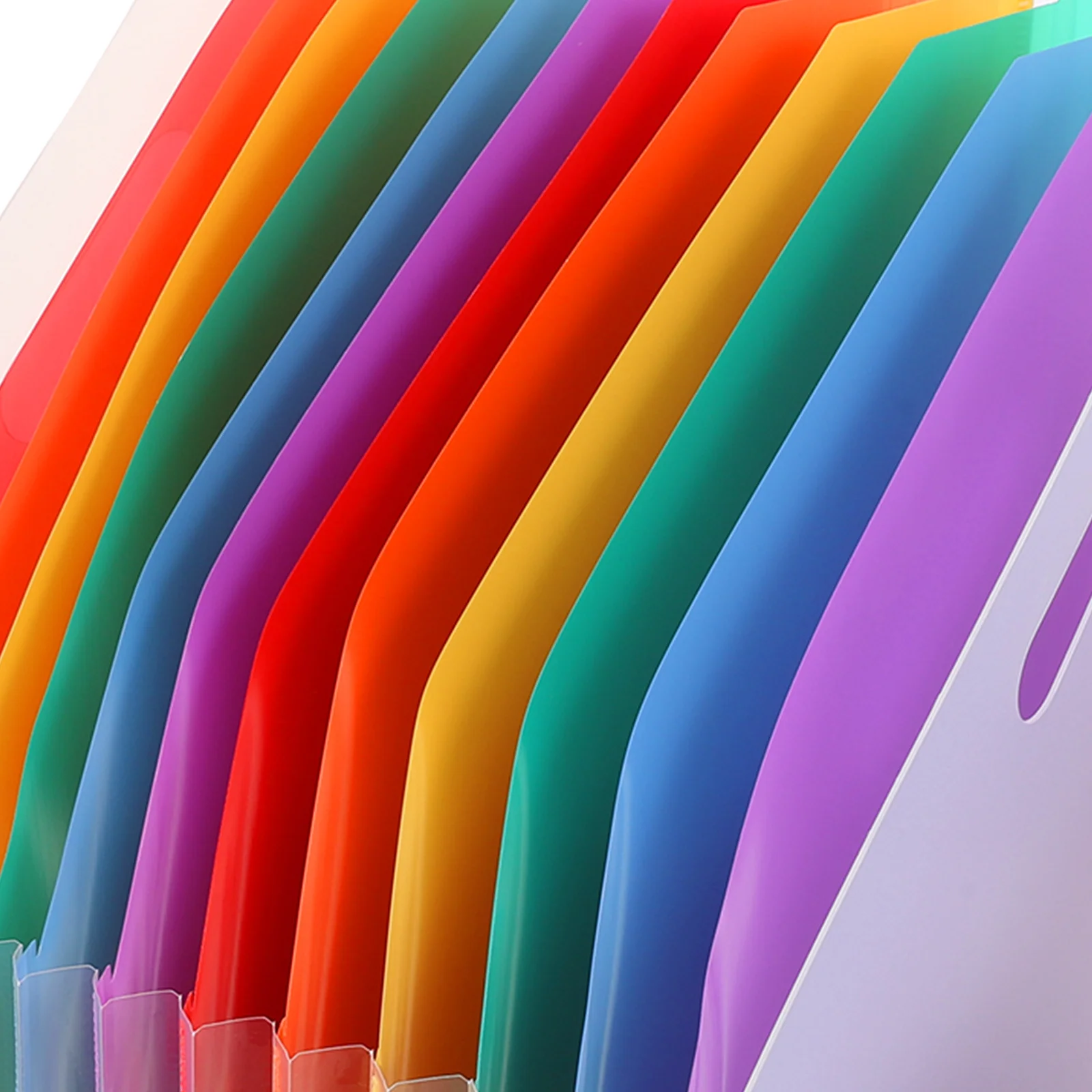 مجلد الأكورديون ذو سعة كبيرة منظم الملفات الدائمة لسطح المكتب وحامل مستندات بلاستيكي قابل للتوسيع للاستخدام المكتبي والمنزل والمدرسة #2