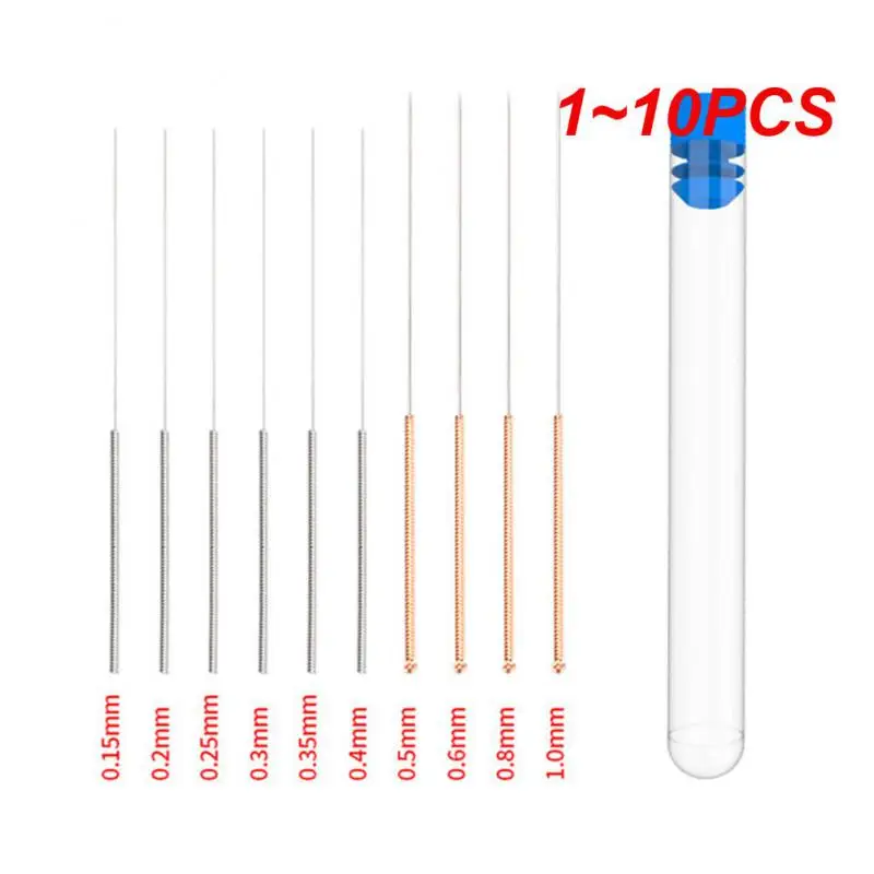 

1~10PCS Micro Needle Removal Pen Skin Spot Mole Plasma Point Tattoo Machine Remove Flesh Nevus Freckle Thin/Thick Needles