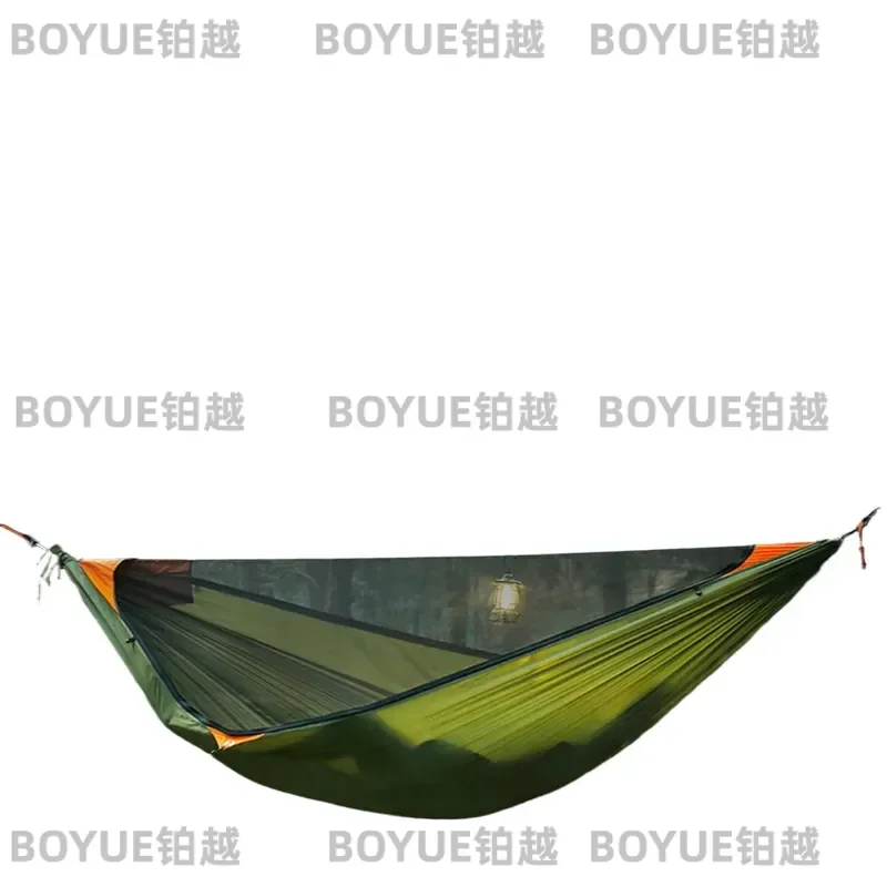 Outdoor Camping Hammock With Mosquito Net Garden Portable Awning Tent Sleeping Hanging Hammocks Swing For Nature Hike Canopy